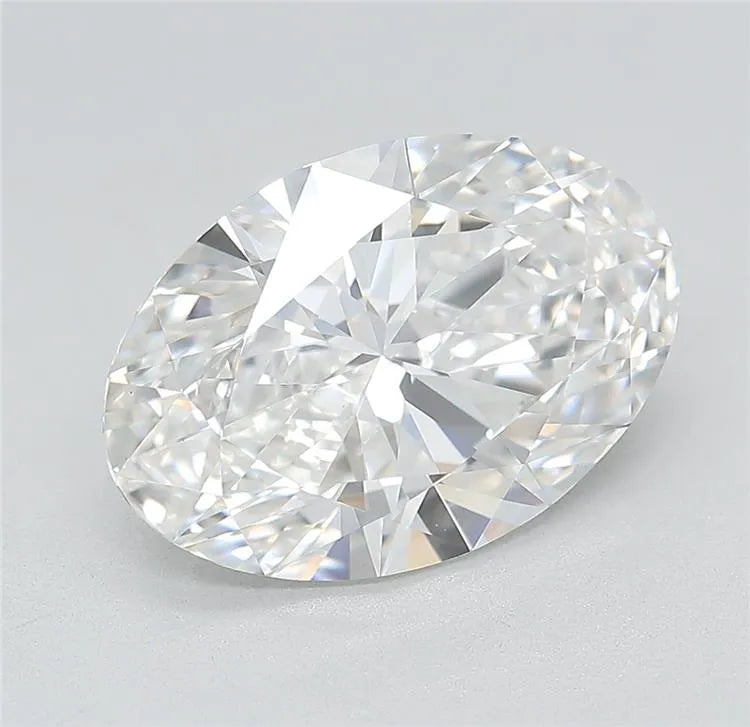 4.85ct Oval Lab Grown Diamond (Colour E, Clarity VVS2, Cut EX, IGI Certified)