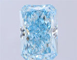 4.89ct Radiant Lab Grown Diamond (Colour Fancy Intense Greenish Blue, Clarity VS2, IGI Certified)