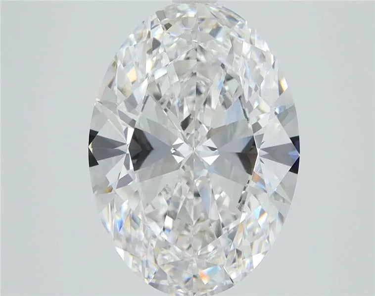 4.99ct Oval Lab Grown Diamond (Colour E, Clarity VVS2, IGI Certified)