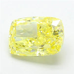 5.00ct Cushion modified Lab Grown Diamond (Colour Fancy Vivid Yellow, Clarity VVS2, IGI Certified)