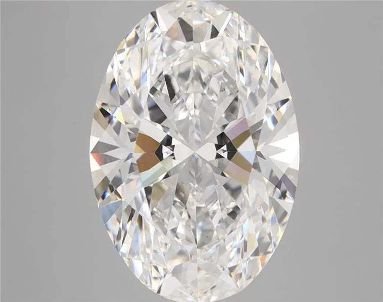 5.00ct Oval Lab Grown Diamond (Colour D, Clarity VVS2, IGI Certified)