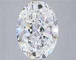 5.00ct Oval Lab Grown Diamond (Colour E, Clarity VS2, IGI Certified)