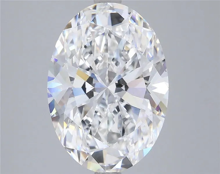 5.00ct Oval Lab Grown Diamond (Colour E, Clarity VS2, IGI Certified)