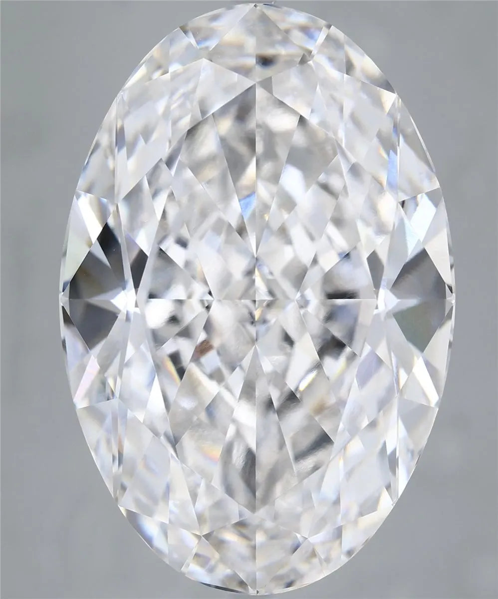 5.00ct Oval Lab Grown Diamond (Colour E, Clarity VVS1, IGI Certified)
