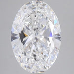 5.00ct Oval Lab Grown Diamond (Colour E, Clarity VVS2, IGI Certified)