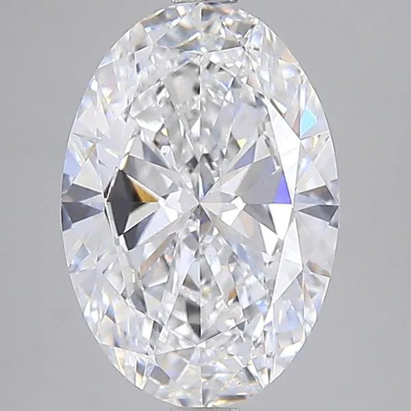5.00ct Oval Lab Grown Diamond (Colour E, Clarity VVS2, IGI Certified)