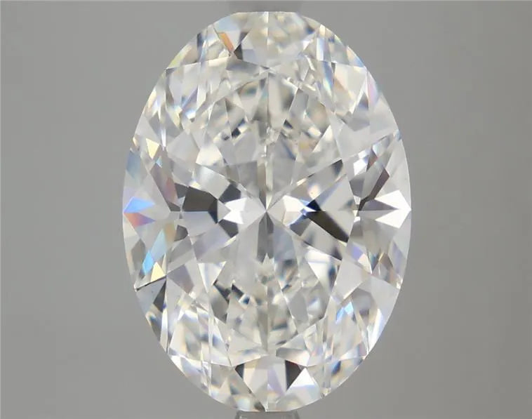 5.00ct Oval Lab Grown Diamond (Colour F, Clarity VVS2, Cut EX, IGI Certified)