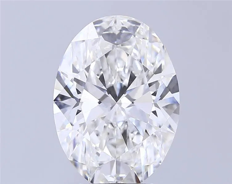5.00ct Oval Lab Grown Diamond (Colour F, Clarity VVS2, IGI Certified)