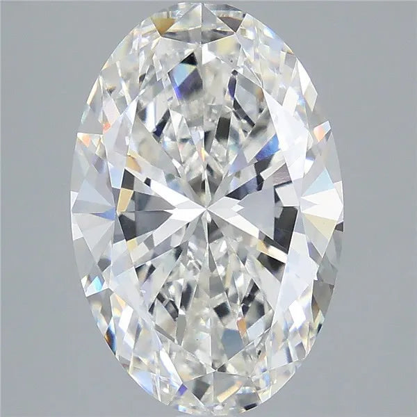 5.00ct Oval Lab Grown Diamond (Colour F, Clarity VVS2, IGI Certified)