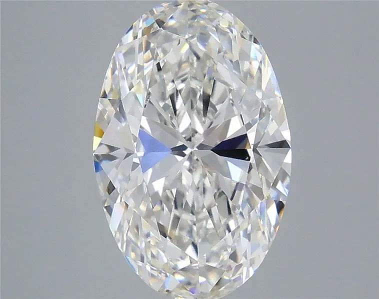 5.00ct Oval Lab Grown Diamond (Colour F, Clarity VVS2, IGI Certified)
