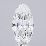 5.00ct Oval Lab Grown Diamond (Colour F, Clarity VVS2, IGI Certified)