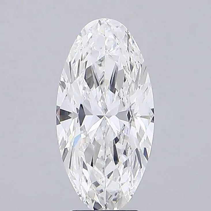 5.00ct Oval Lab Grown Diamond (Colour F, Clarity VVS2, IGI Certified)