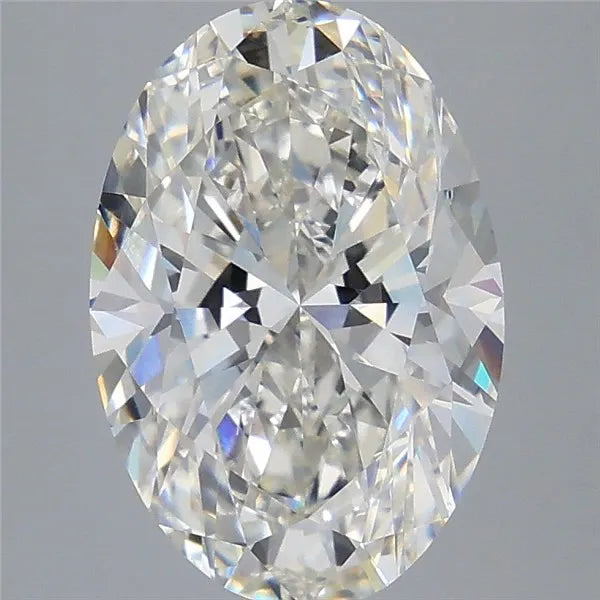 5.02ct Oval Lab Grown Diamond (Colour G, Clarity VVS2, IGI Certified)