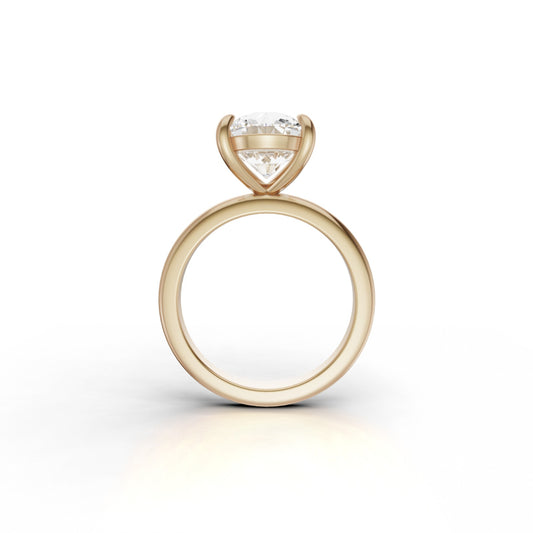 Solitaire with Gallery Rail