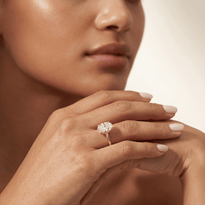 Cushion Tulip Curved Hidden Halo