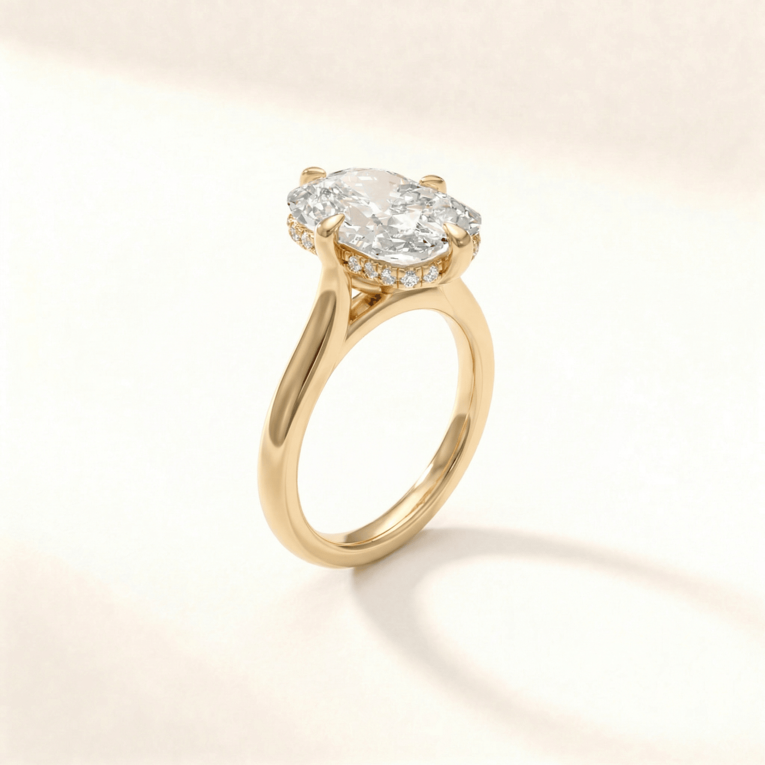 Cushion Compass Hidden Halo