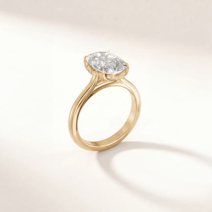 Cushion Tulip Curved Hidden Halo