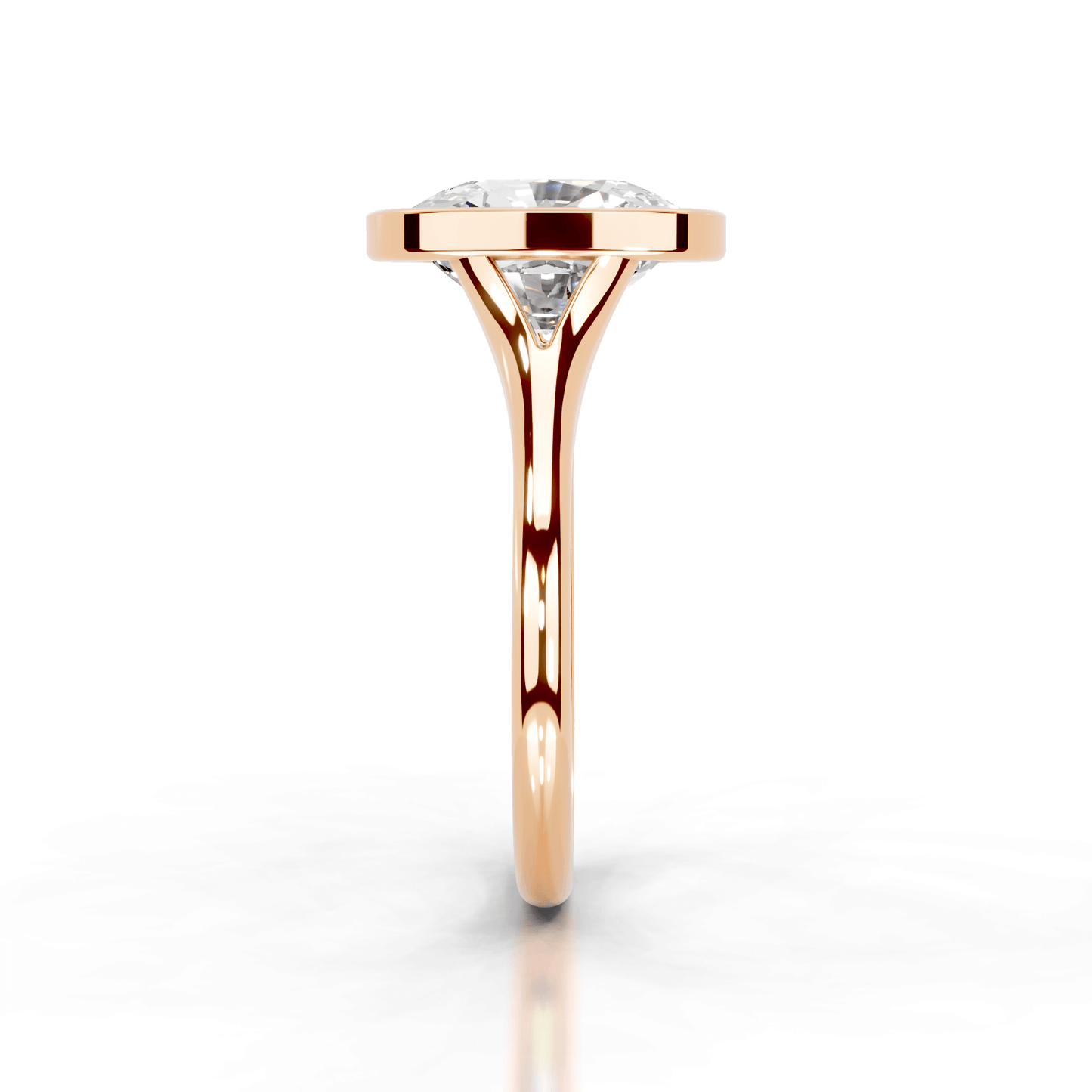 Full Bezel Split Shank