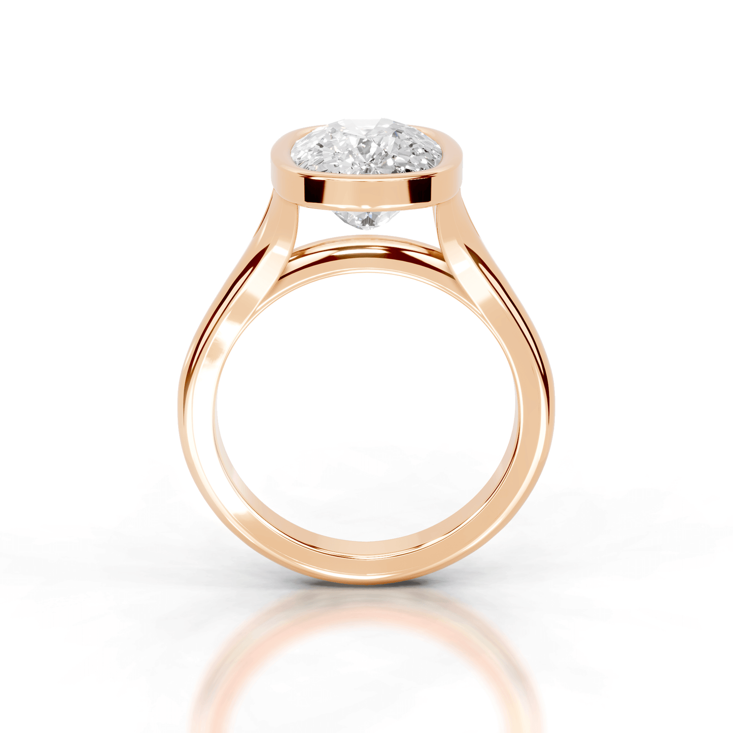 Full Bezel Split Shank