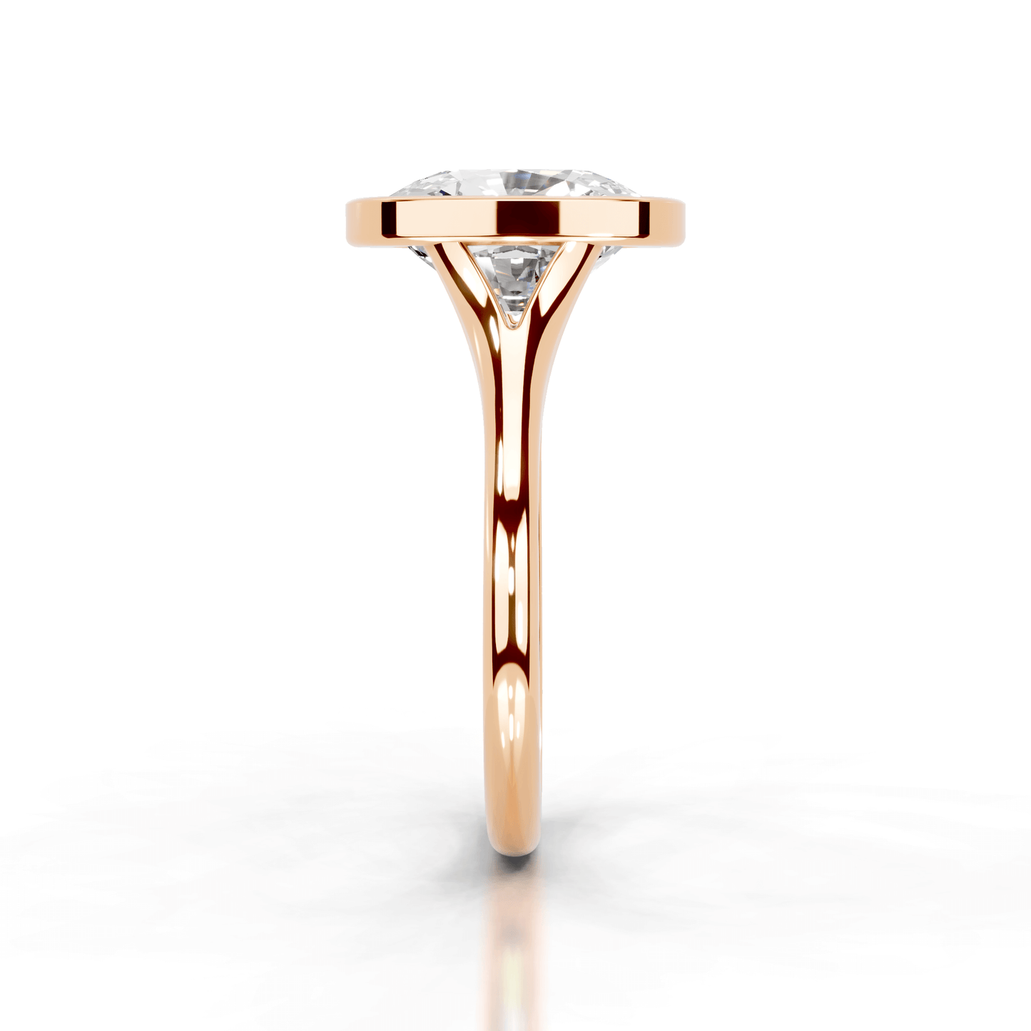 Full Bezel Split Shank