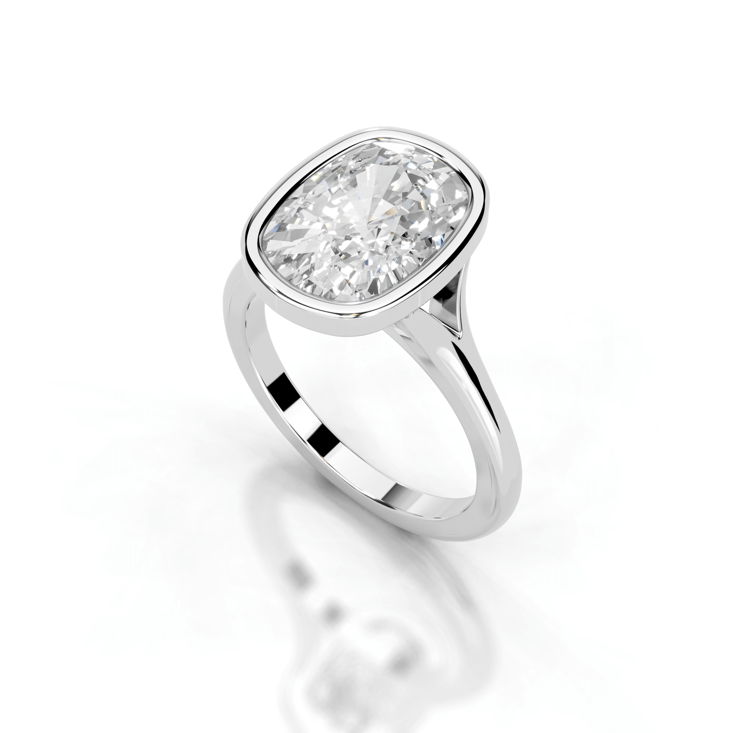 Full Bezel Split Shank