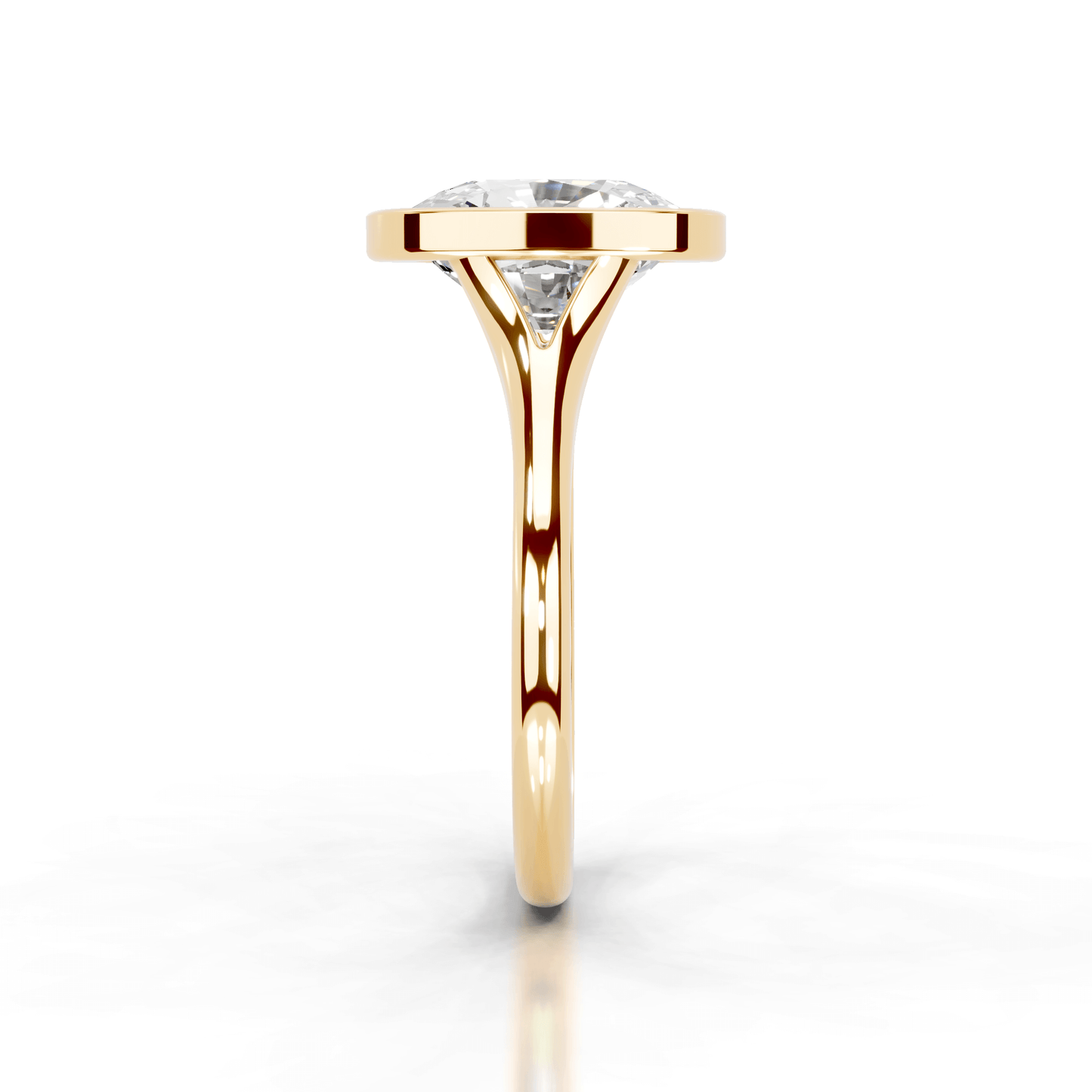 Full Bezel Split Shank