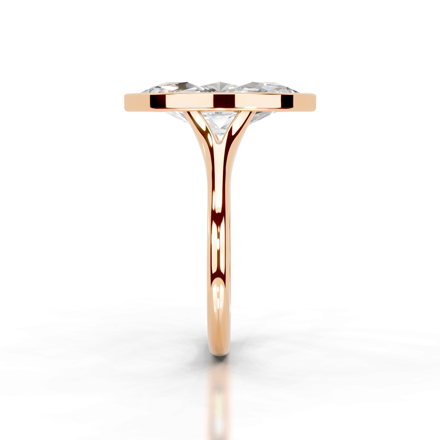 Full Bezel Split Shank