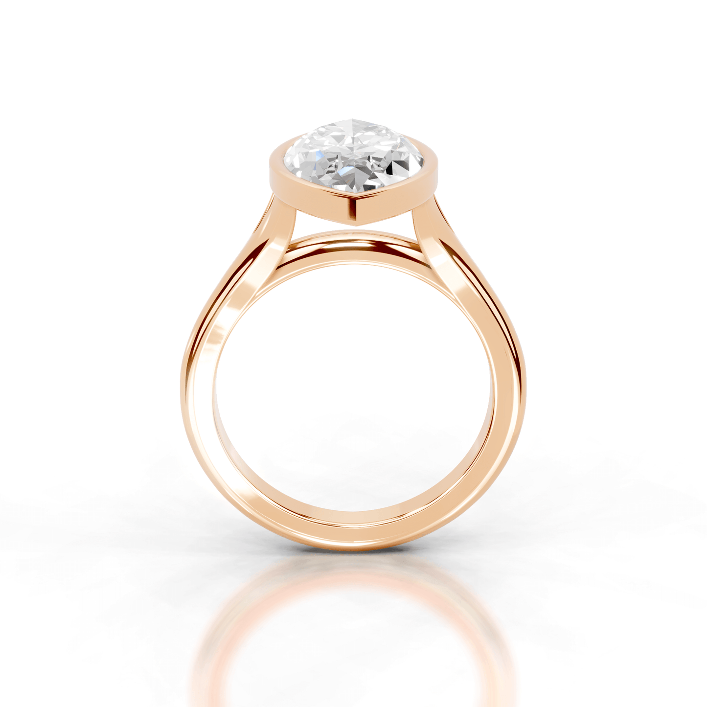 Full Bezel Split Shank