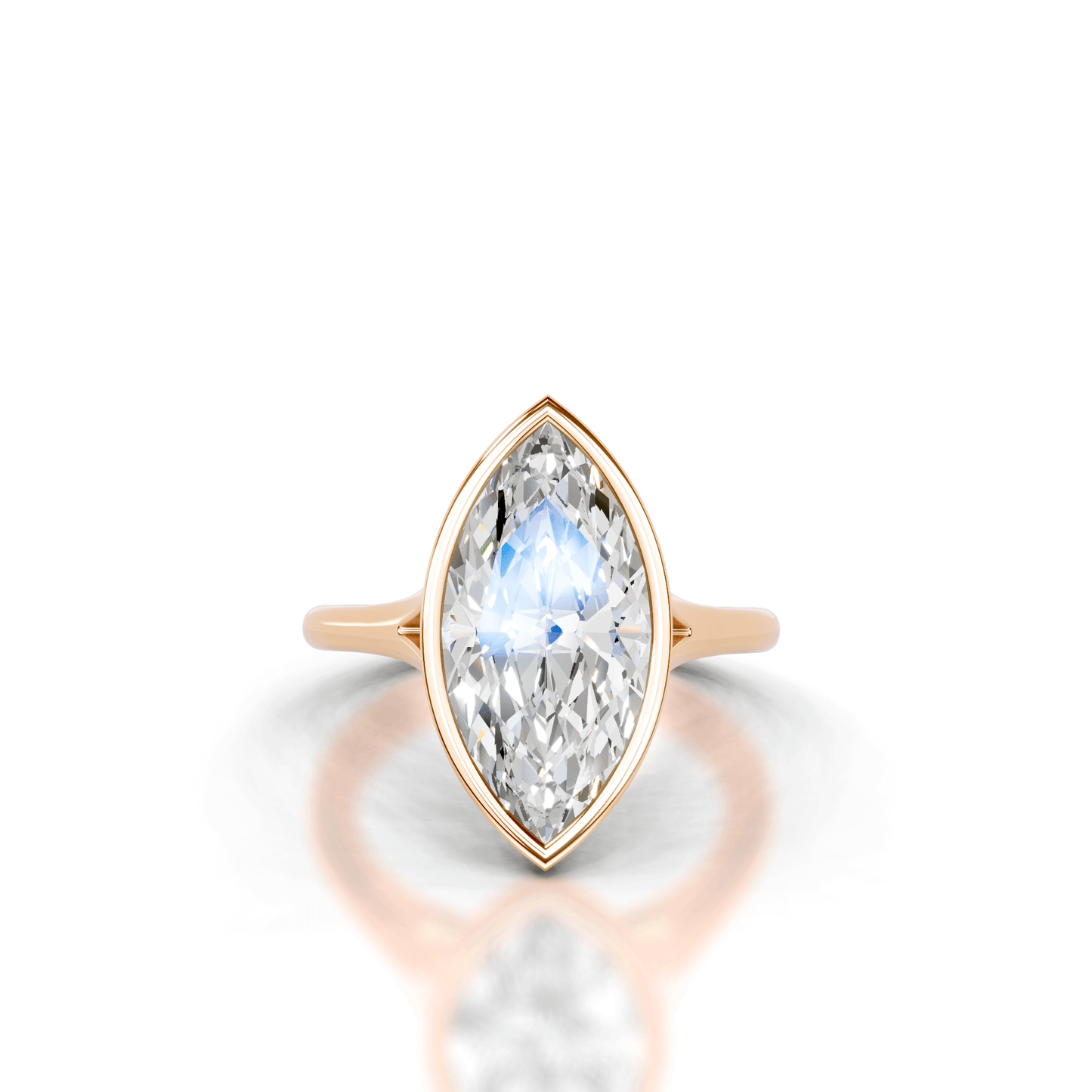 Full Bezel Split Shank