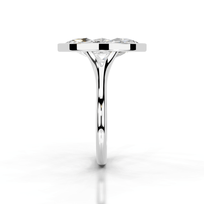 Full Bezel Split Shank