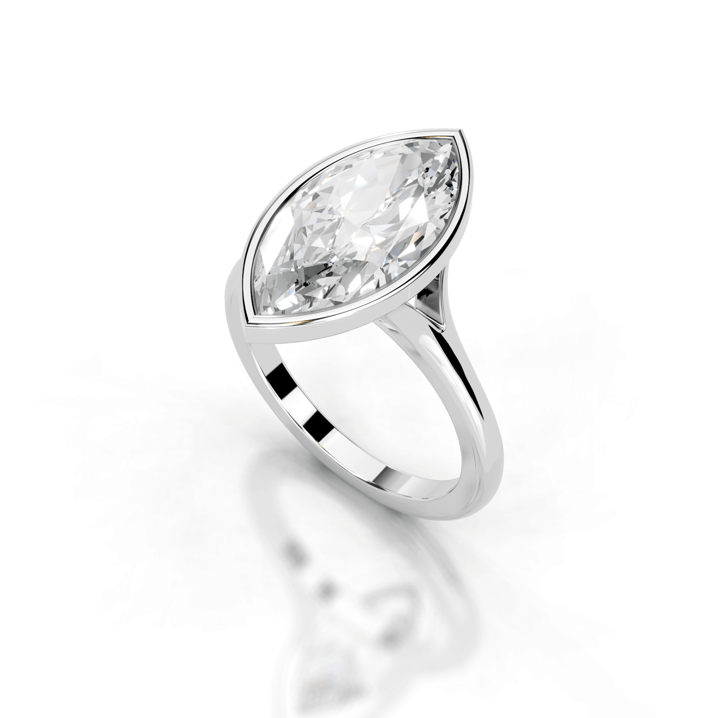 Full Bezel Split Shank