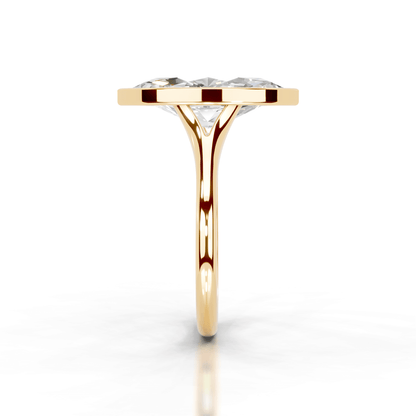 Full Bezel Split Shank