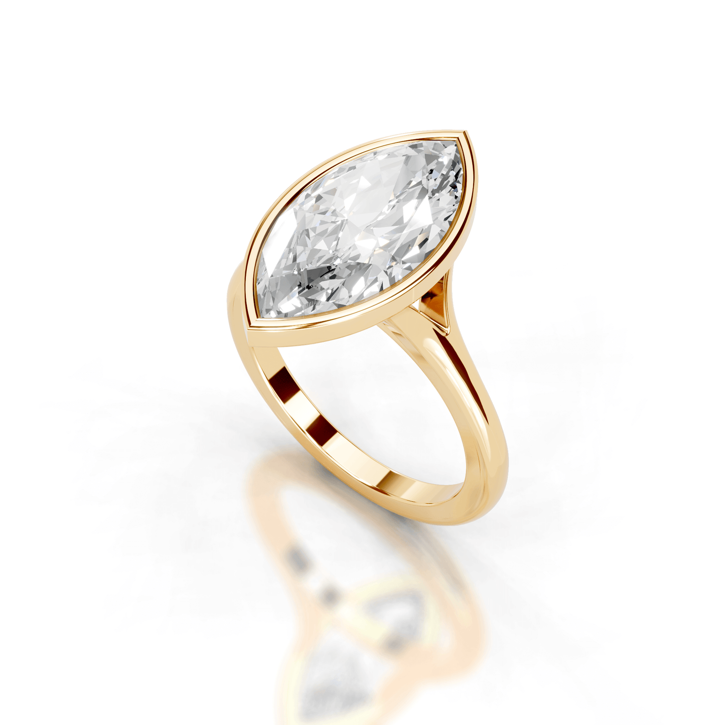 Full Bezel Split Shank