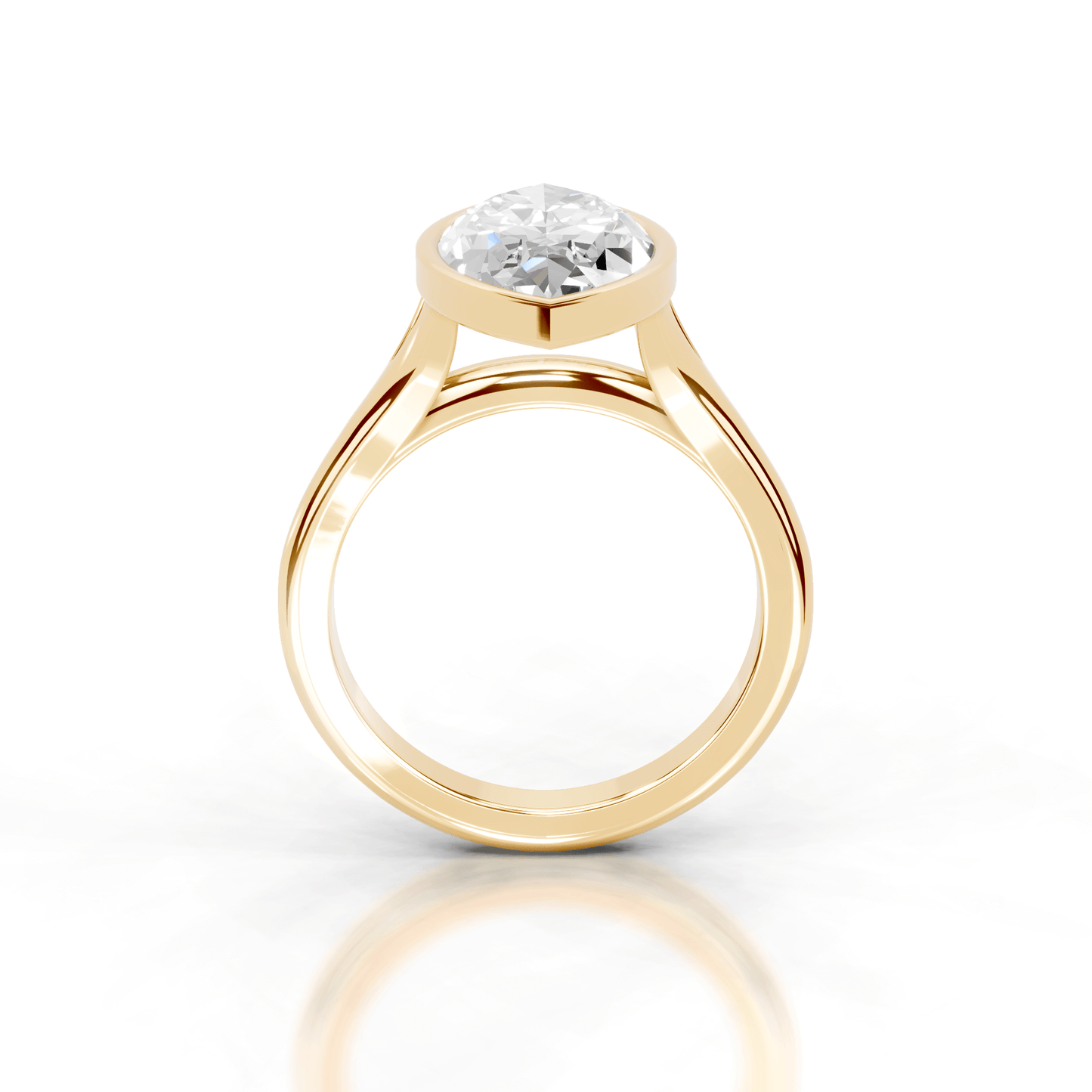 Full Bezel Split Shank