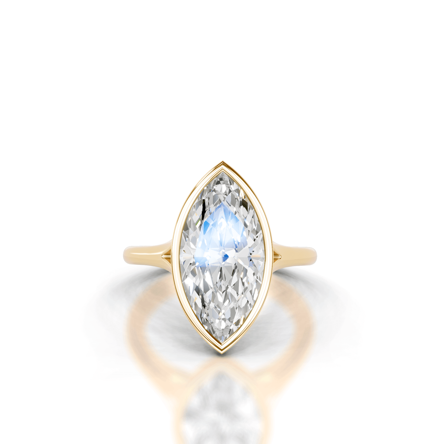 Full Bezel Split Shank