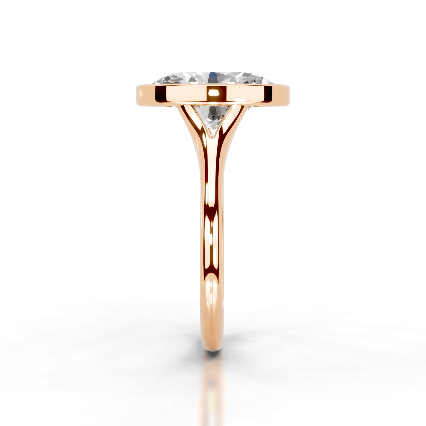 Full Bezel Split Shank