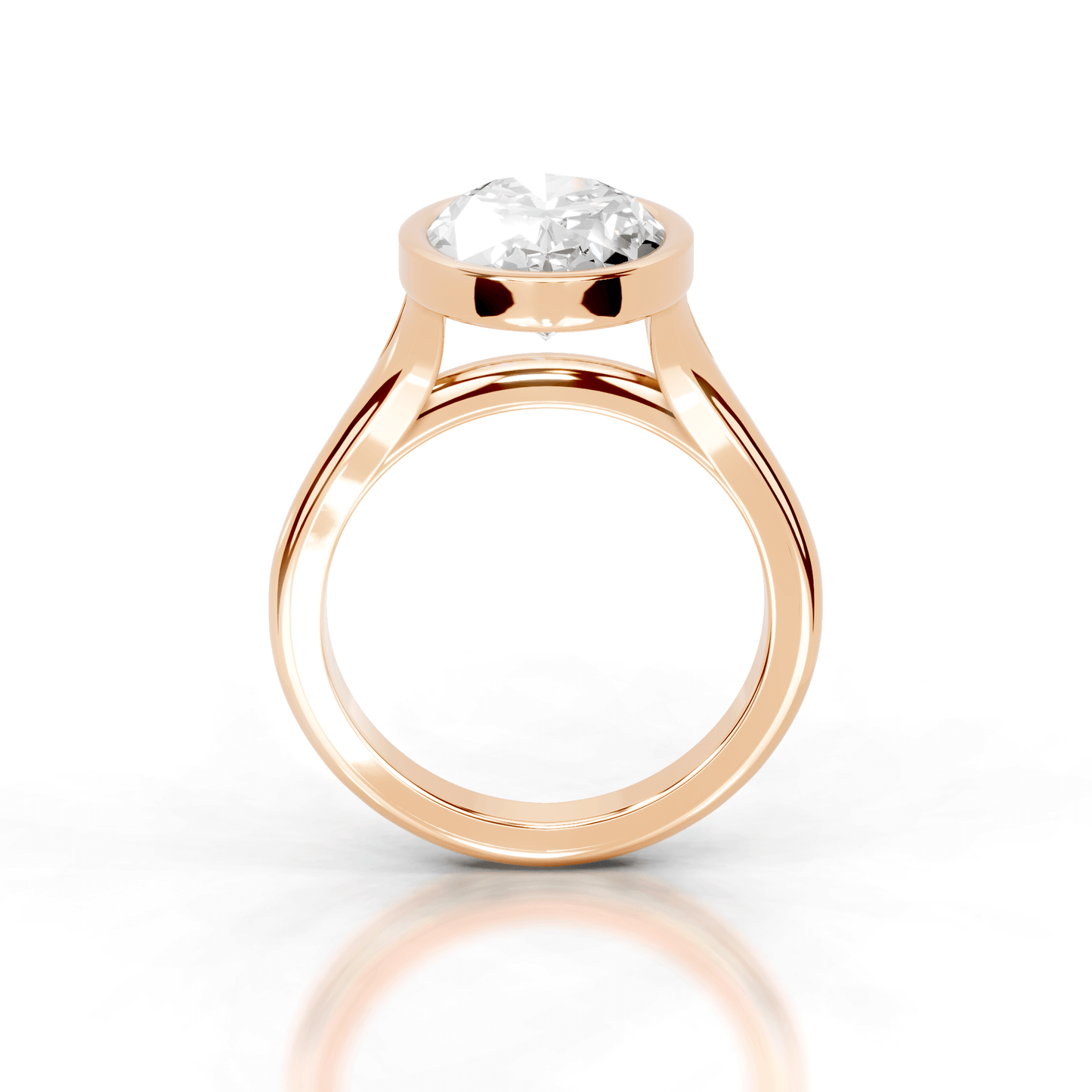 Full Bezel Split Shank