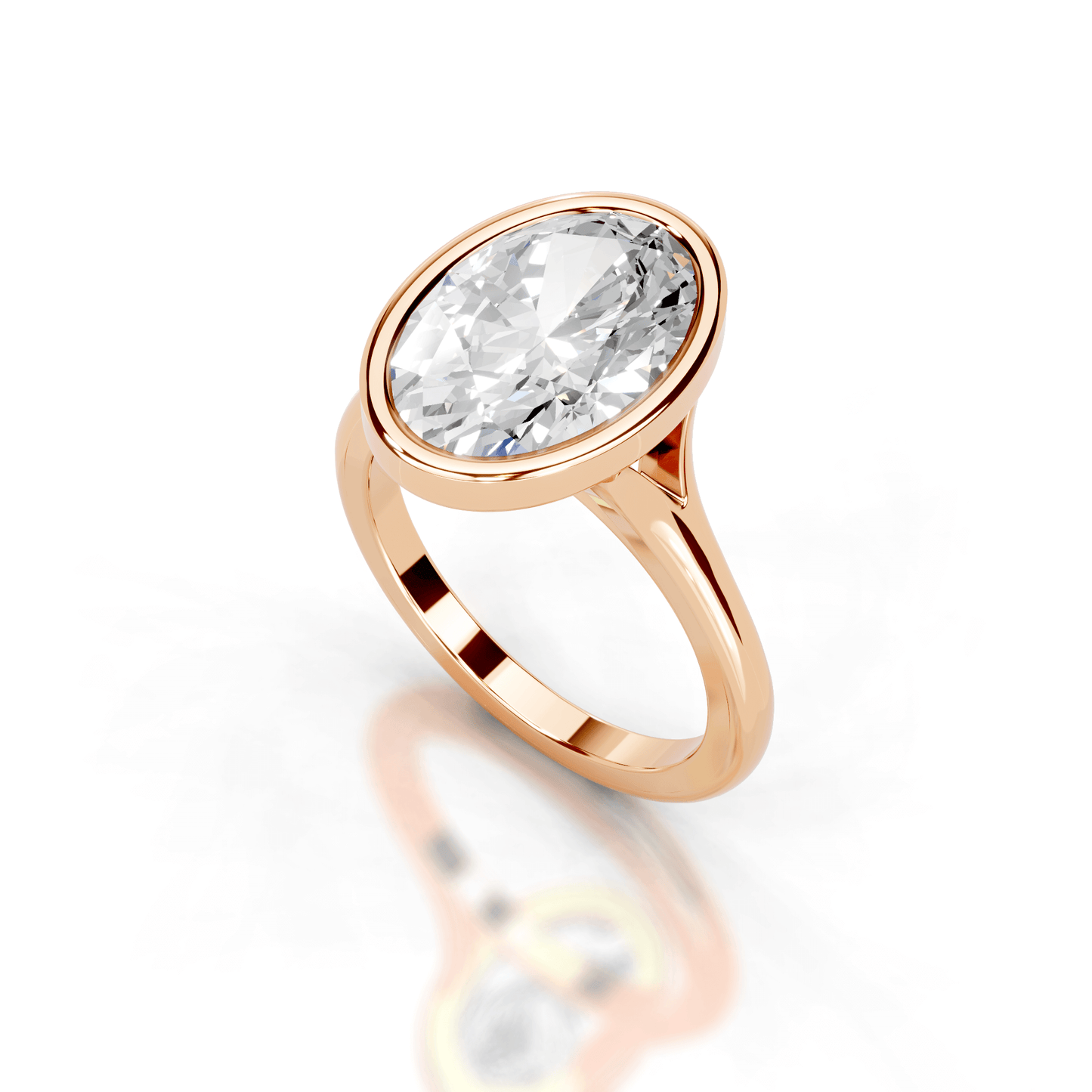 Full Bezel Split Shank