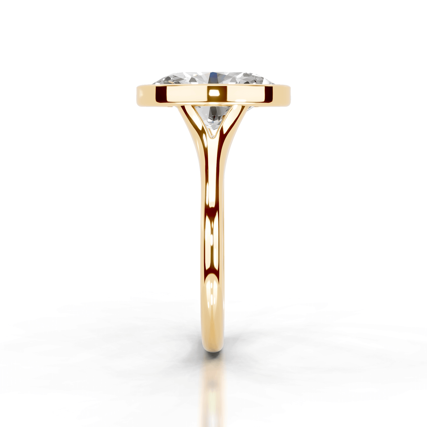 Full Bezel Split Shank