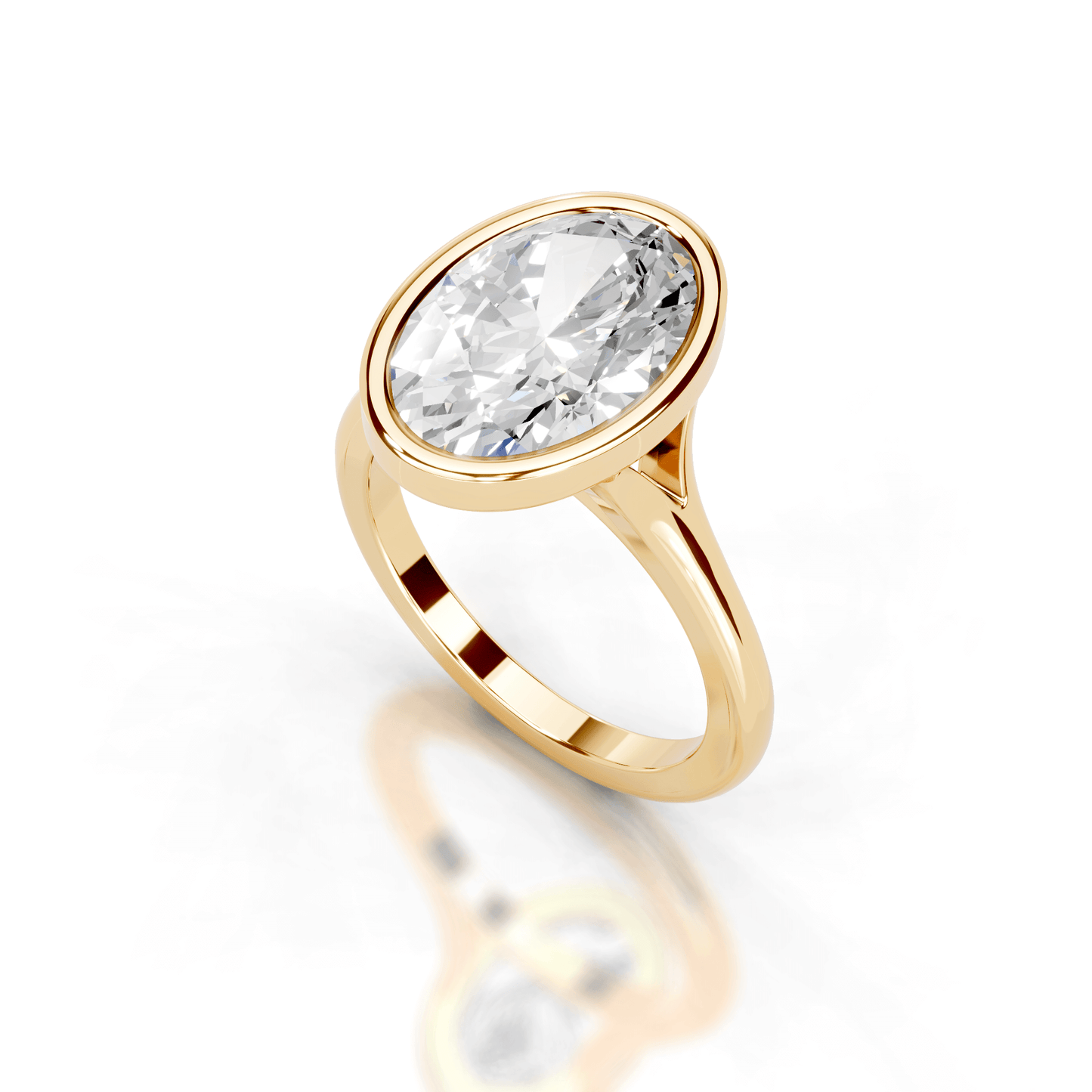 Full Bezel Split Shank