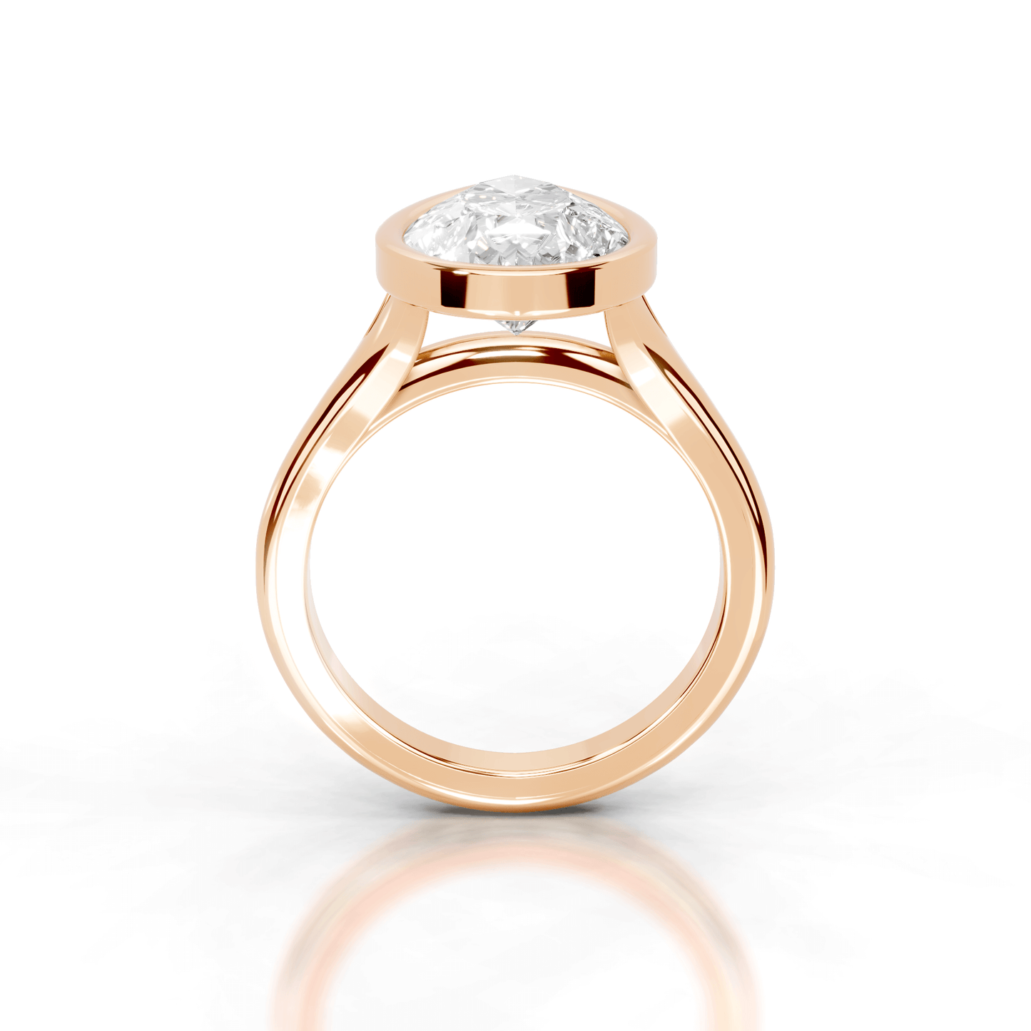 Full Bezel Split Shank