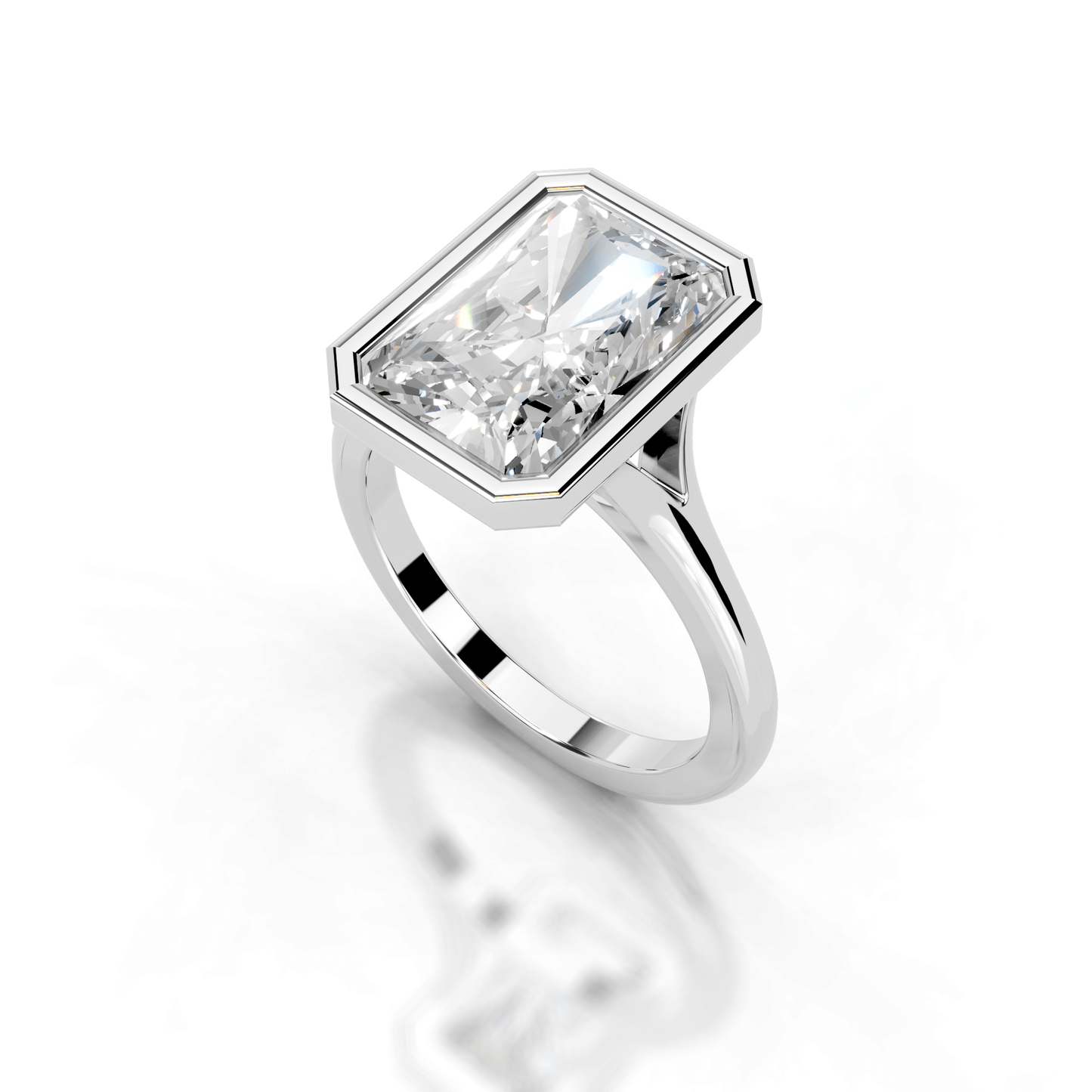 Full Bezel Split Shank