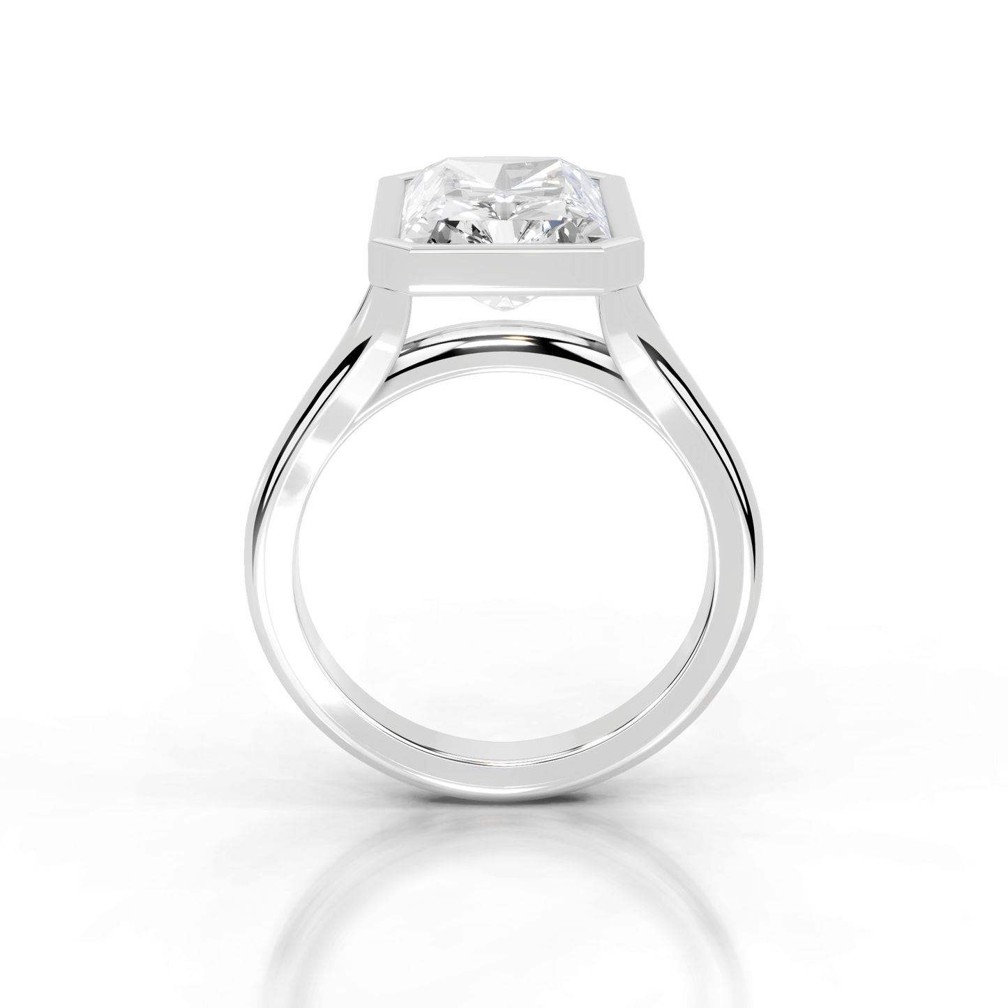 Full Bezel Split Shank