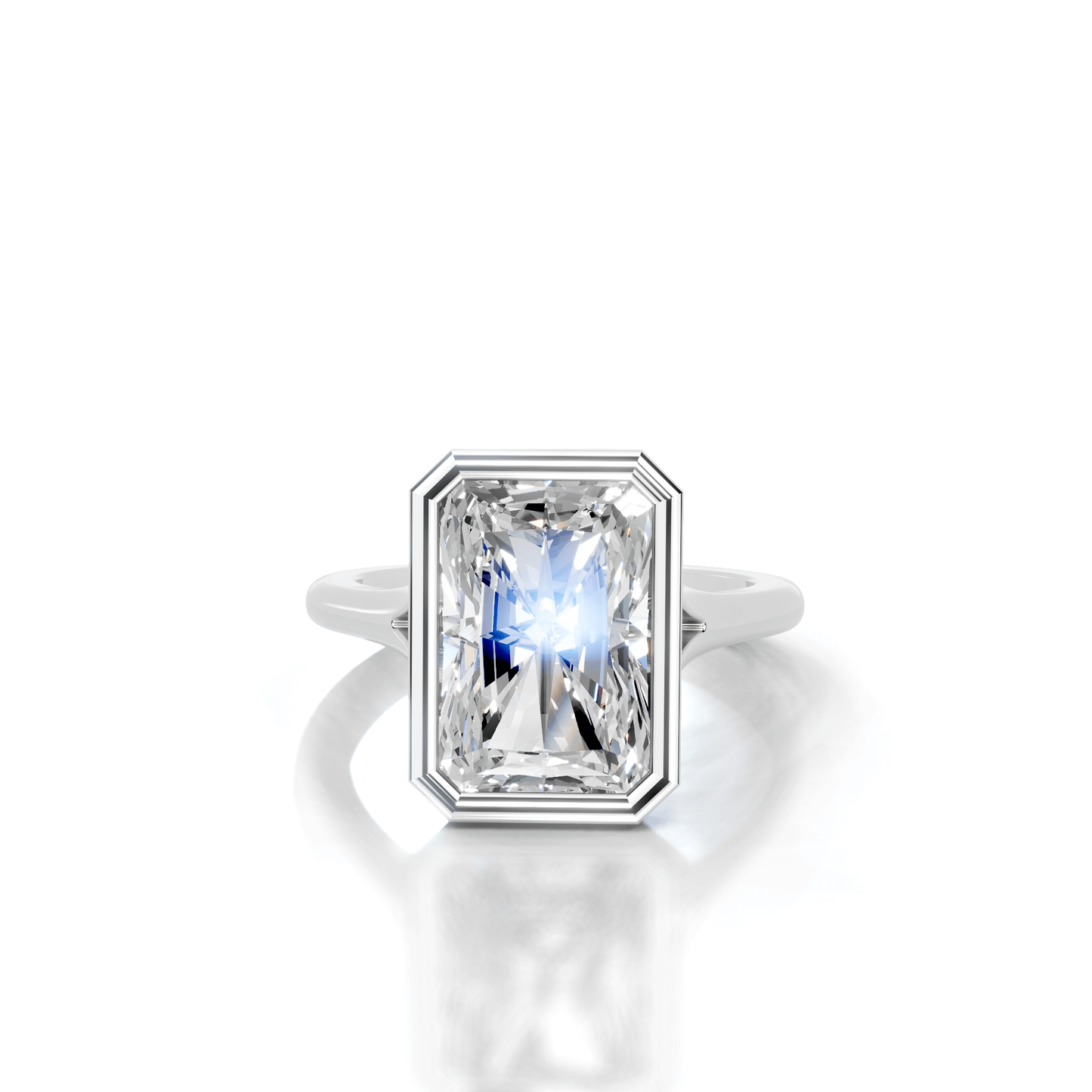 Full Bezel Split Shank