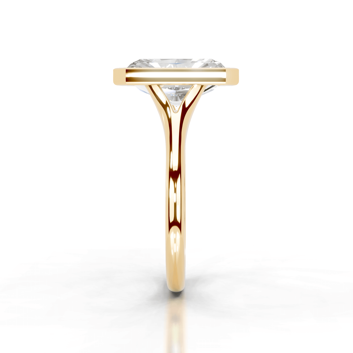 Full Bezel Split Shank