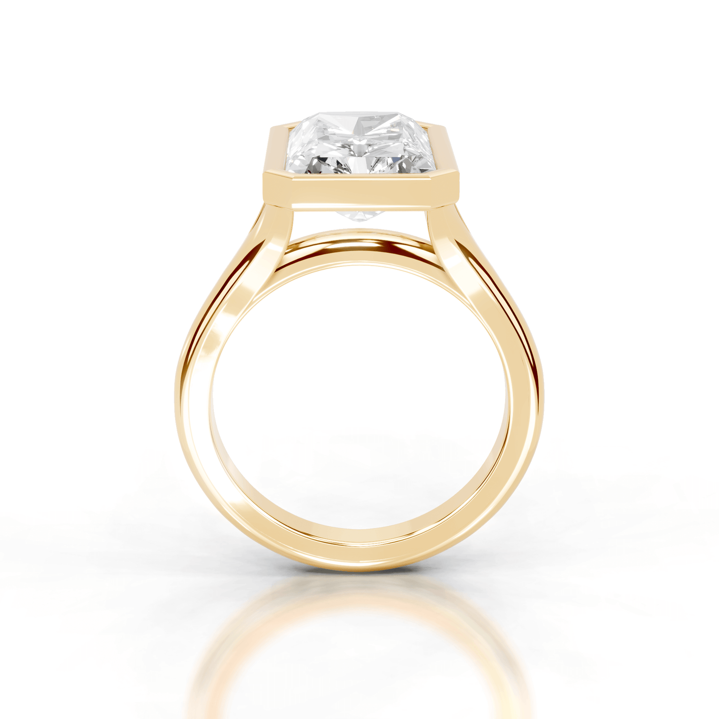 Full Bezel Split Shank