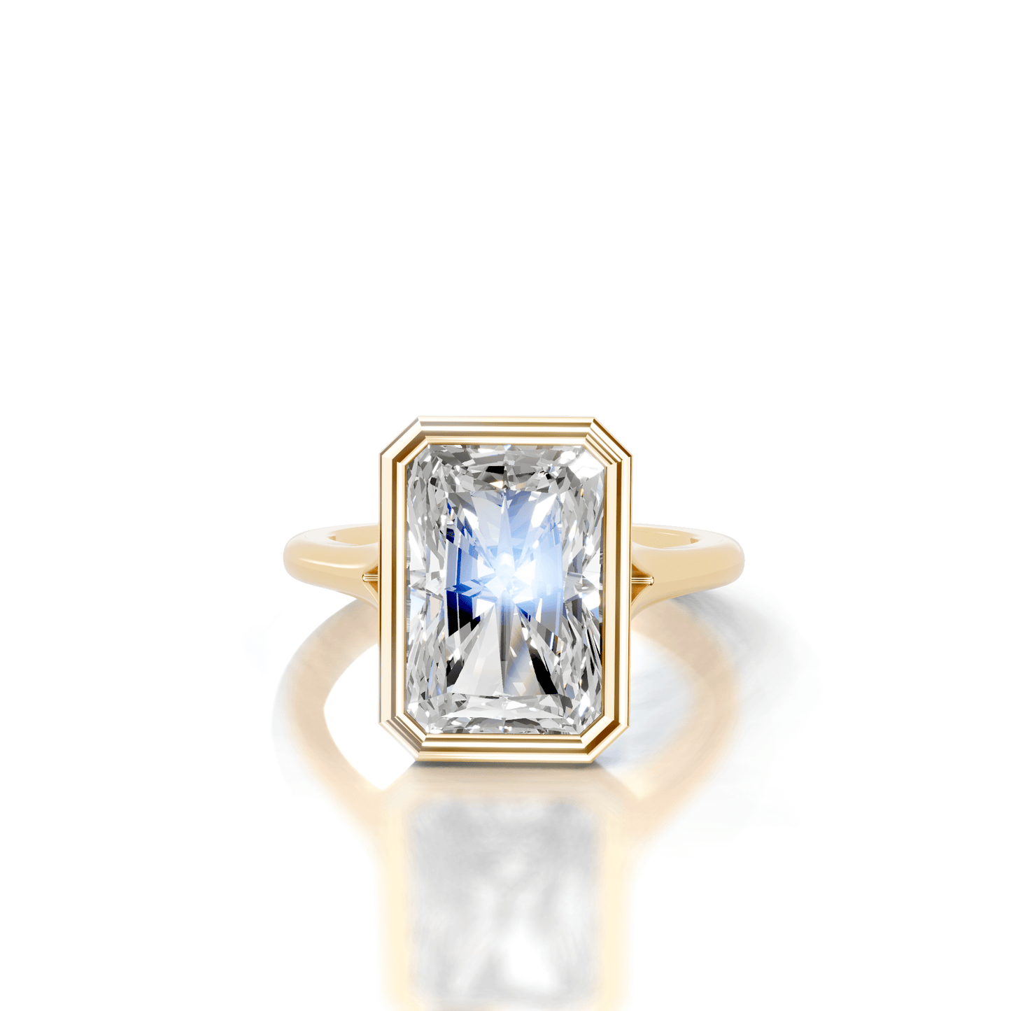 Full Bezel Split Shank