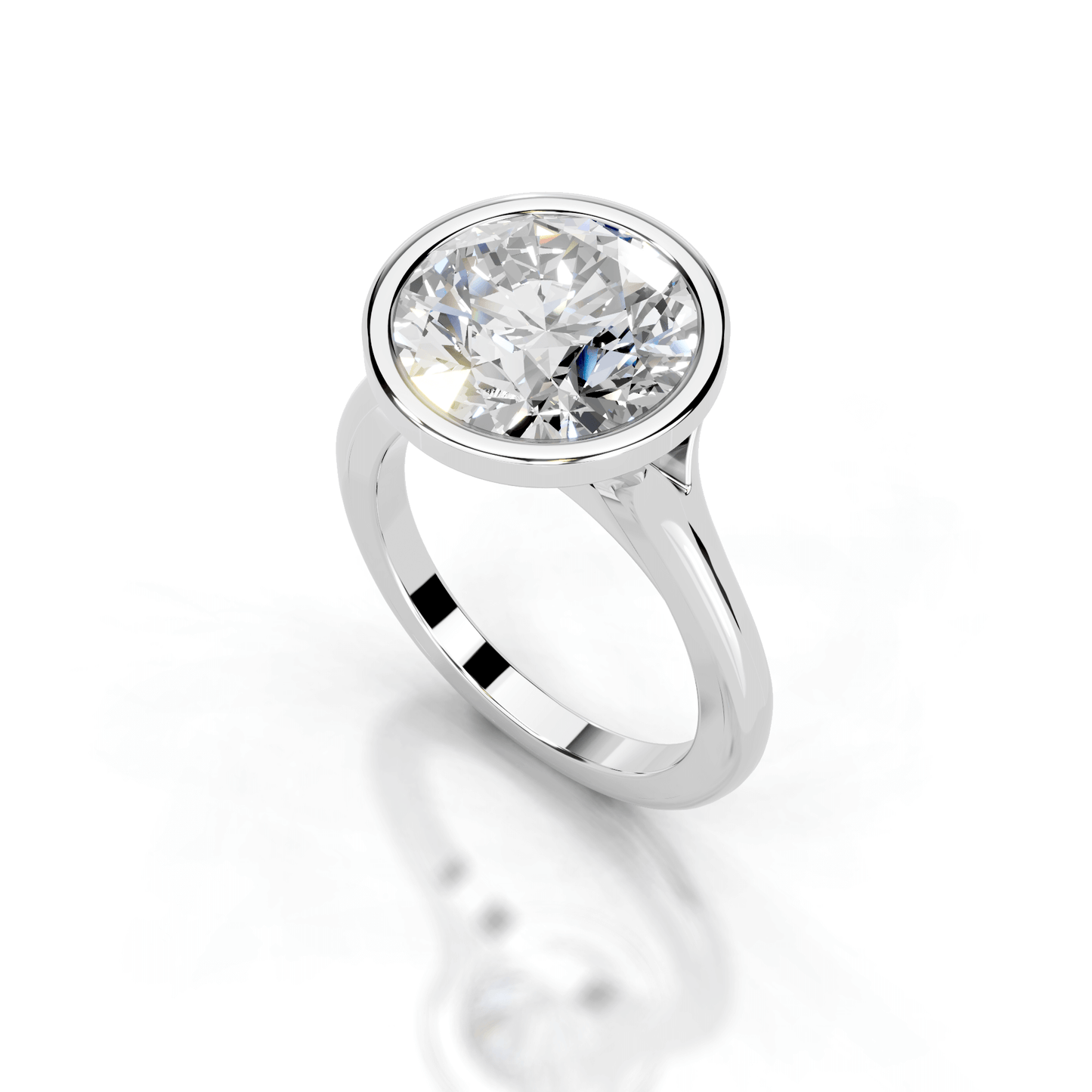 Full Bezel Split Shank