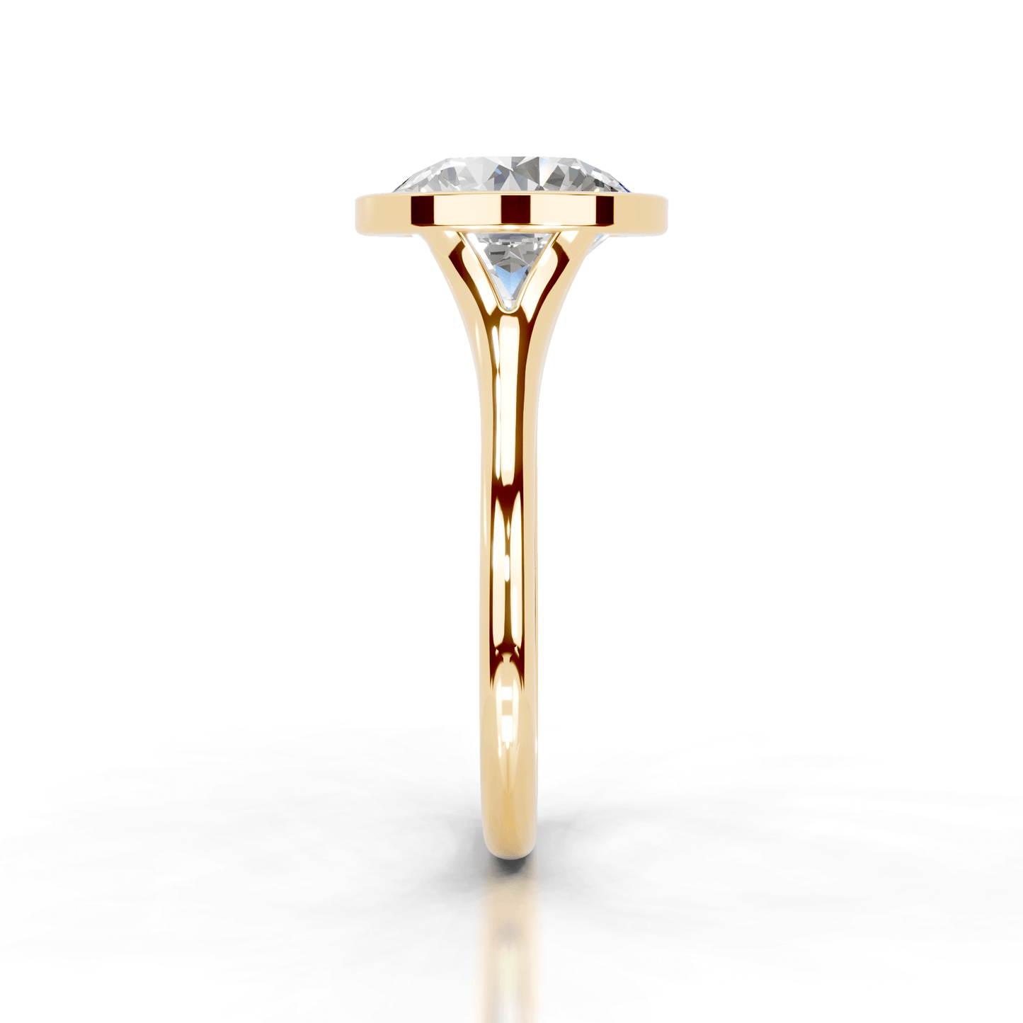 Full Bezel Split Shank