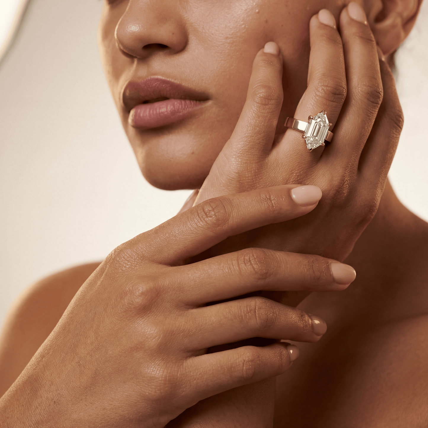 Dutch Marquise Tulip Hidden Pave